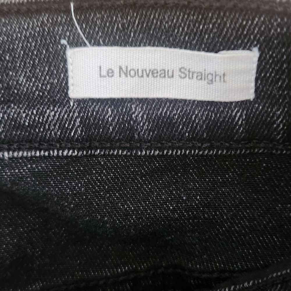 EUC Frame Le Nouveau Straight Jeans Carved Hem In Walters, Size 27 - Picture 5 of 9